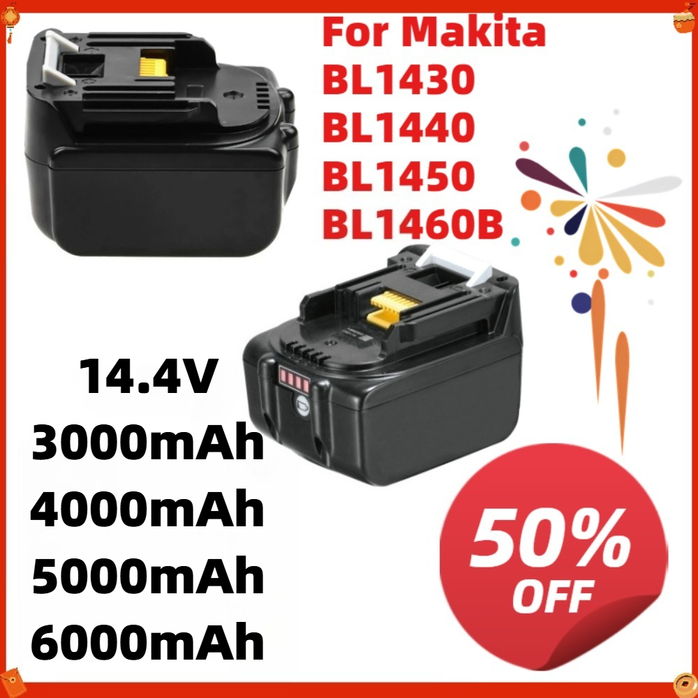 4S Lipo Battery 14.8V 6000Mah - 마키타 BL1430 BL1440 BL1450 BL1460B 6000mAh