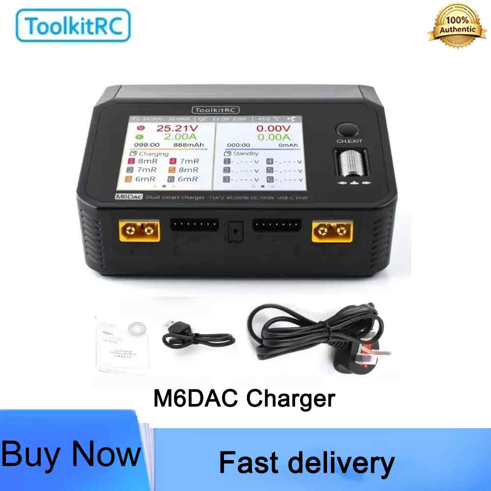 Toolkitrc M6Dac Smart Charger - ToolkitRC M6DAC 스마트 밸런스 충전기, 700W,