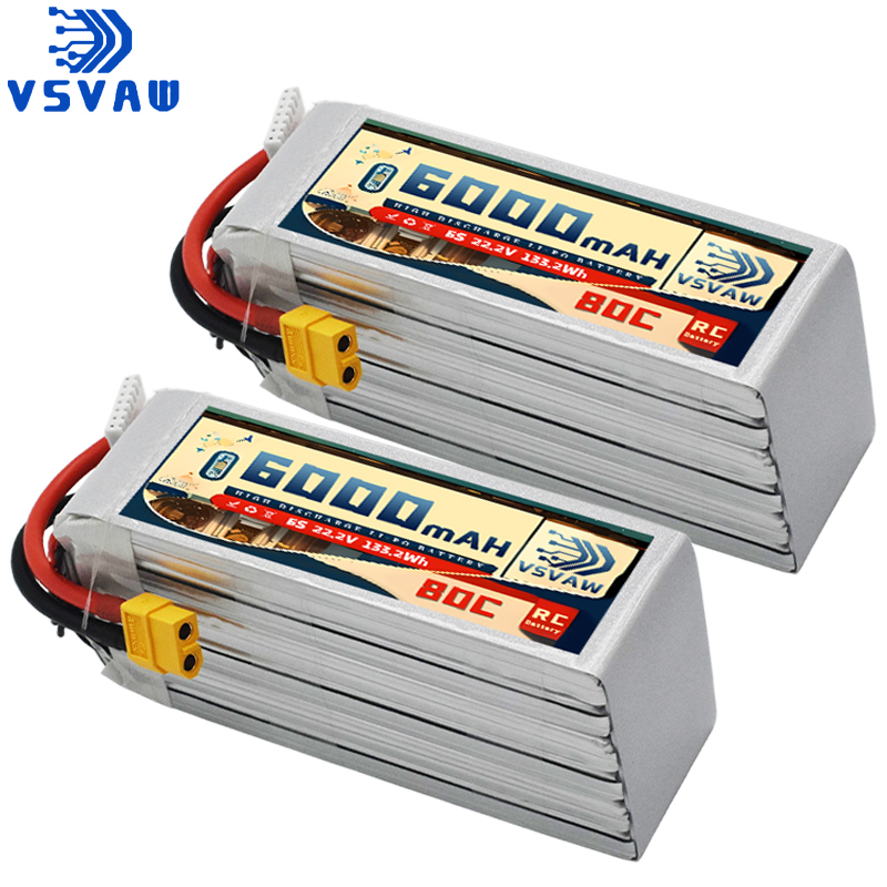 6S Lipo Battery 22.2V 5000Mah - VSVAW 6S Lipo 배터리 6000mAh 22.2V