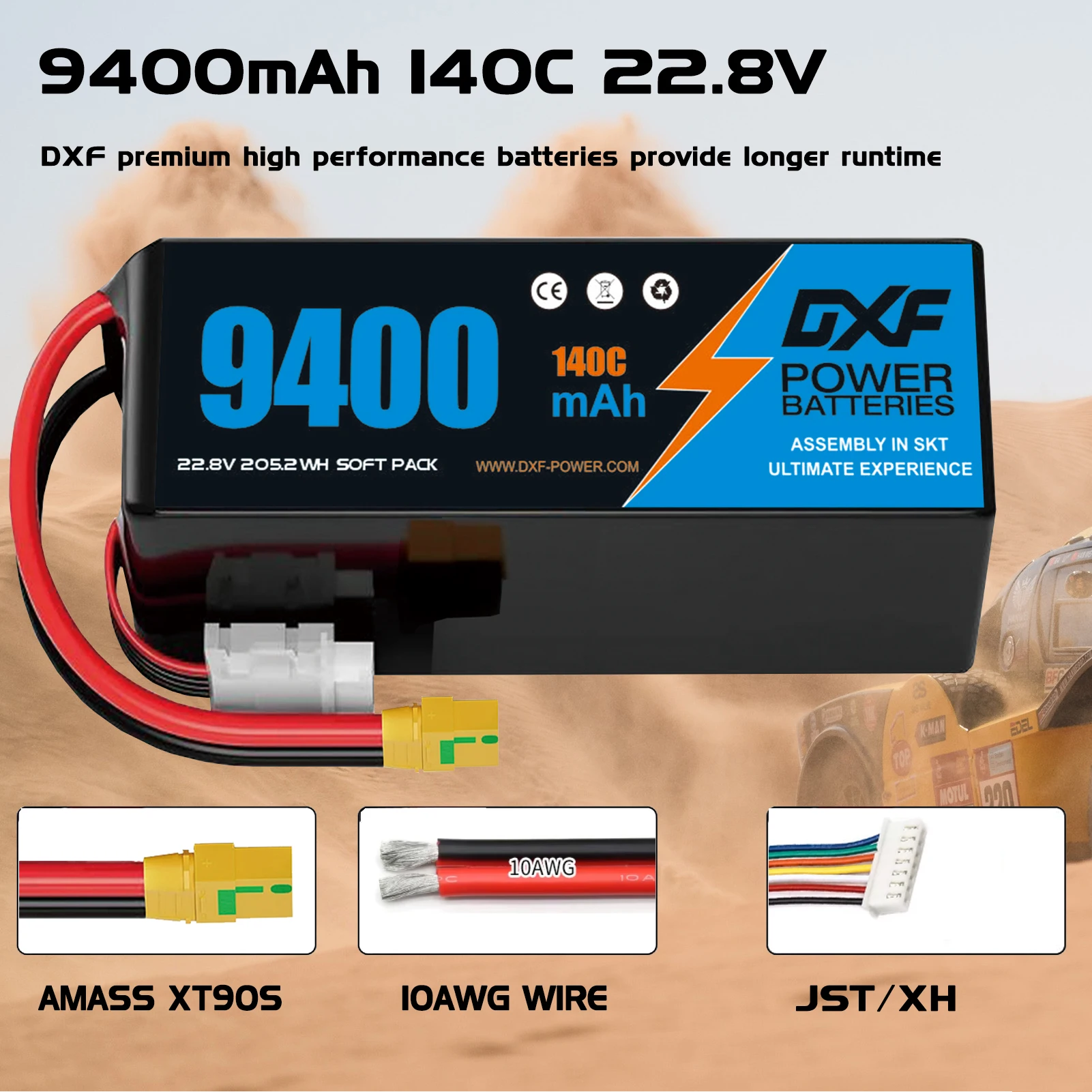 DXF 6S 리포 배터리 22.8V 140C 9400m - 6S Lipo Battery 22.2V 5000Mah 리뷰 및 가격