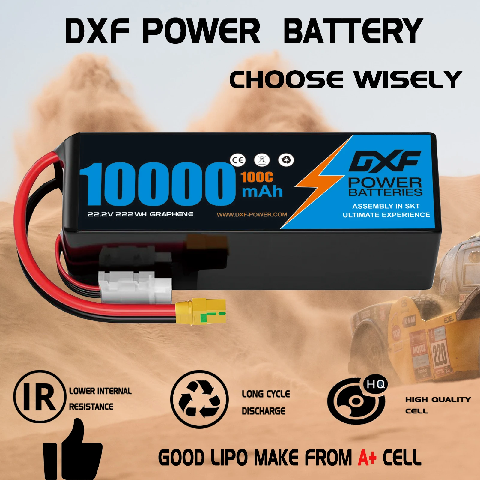 DXF 리포 배터리 6S 22.2V 100C 10000 - 6S Lipo Battery 22.2V 5000Mah 리뷰 및 가격
